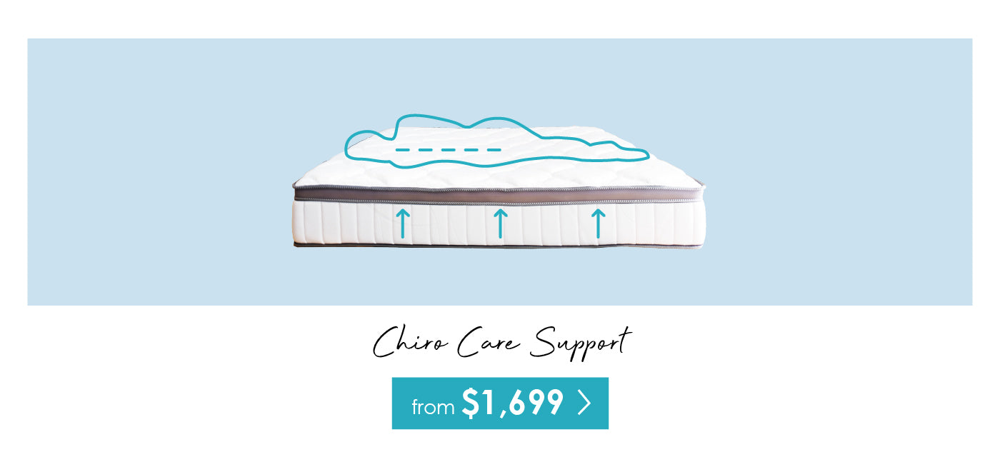 mattress designed for chiro care support